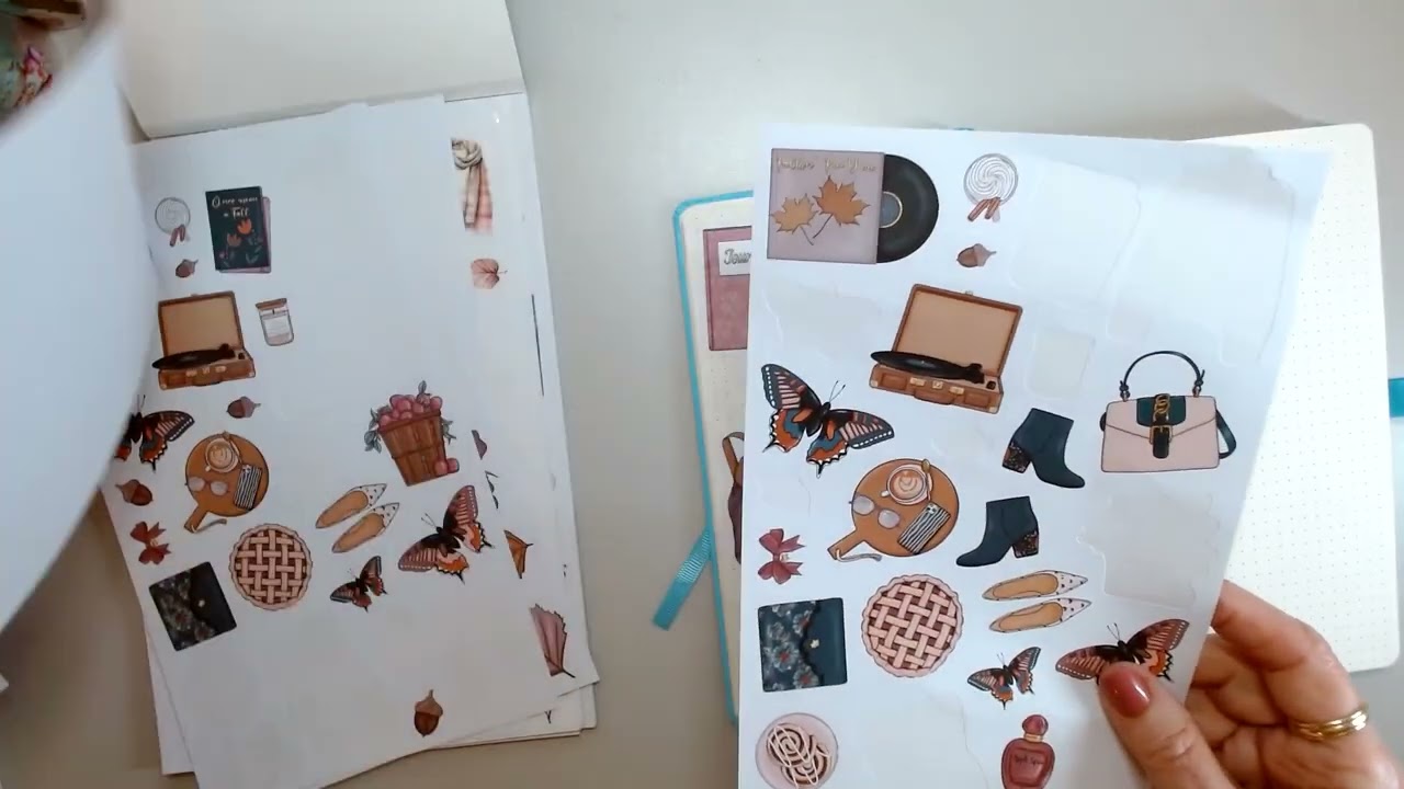 October Dot Grid Journal - Pages 1-8 - Fall Vibes