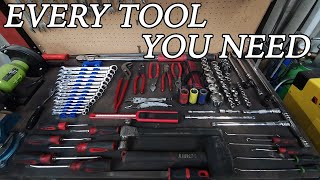 Every Tool You Need To Start Working On Cars!
