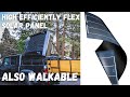 Flex Solar Panel on Roof Top Tent also Good for Van "Stealth" Building