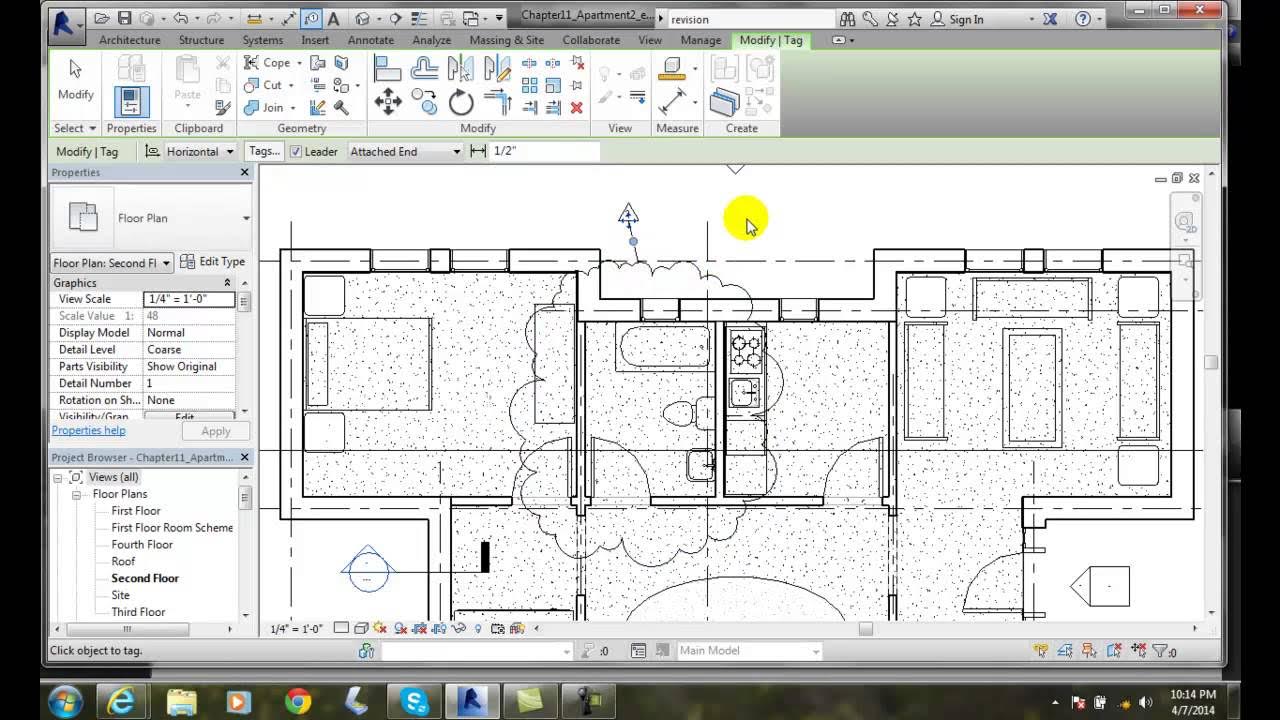 Revit 1230 Adding a Revision Tag YouTube