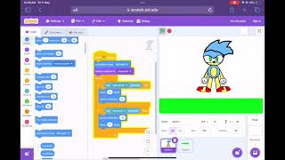 Making a sonic game in scratch