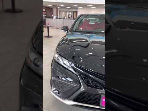 2021 Toyota Camry XSE w/ Cockpit Red Interior! - YouTube