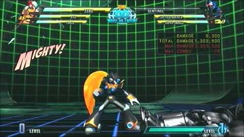 MvC3 Zero lvl1 xfactor sent kill