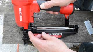 How to Load a Craftsman 16-Gauge Nail Gun