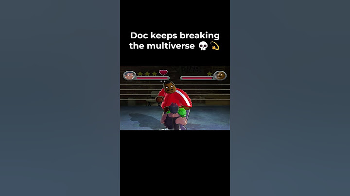 Doc keeps breaking the multiverse 💀💫 #punchoutwii #wii #corruptions #shorts