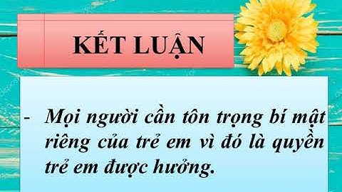Đạo đức 3  Tôn trọng thư từ, tài sản của người khác