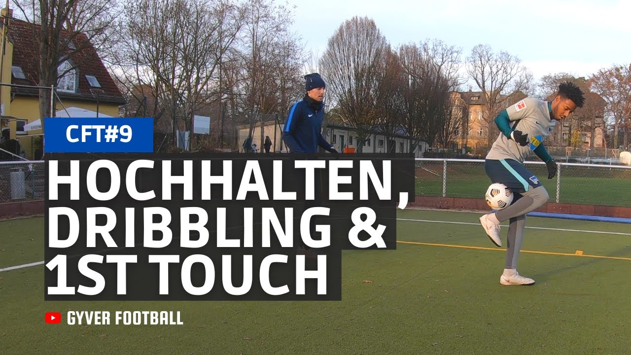 Hochhalten, Dribbling & 1st Touch | Gyver Football | Corona Fußball Training 9