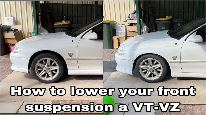 How To Lower The Front Suspension On A VT-VZ Commodore With King Springs