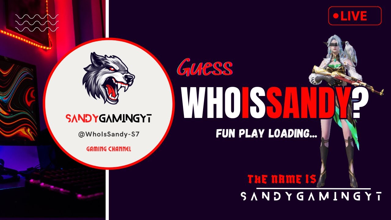Sandy Gaming YT Tamil - Sandy Is Live 🤩 | BGMI | PUBGMOBILE 