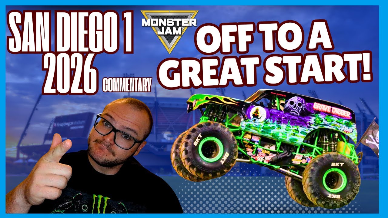 Полный триумф! Комментарий к мероприятию Monster Jam San Diego 1 2026.