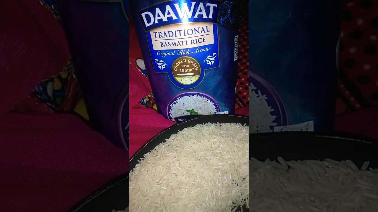 Daawat Traditional basmati rice eating long grain rice tranding rice