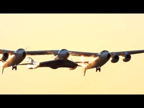 Video till Virgin Galactic tog sig till rymden för första gången idag