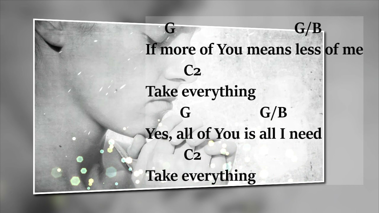 More Like Jesus Passion Ft Kristian Stanfill Lyrics And Chords Youtube