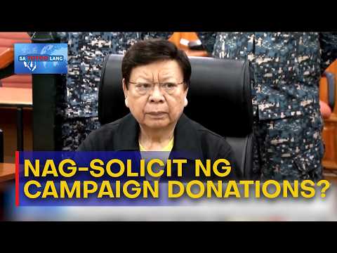 Marcoleta, nag-solicit umano ng campaign donations noong 2025