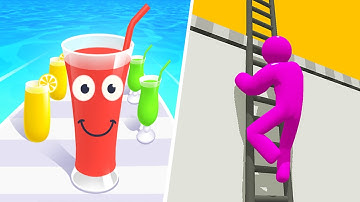 Ladder Master Runner 🆚 Juice Run🌻🧿🌺🌈Max Levels Walkthrough Android IOS Update Gameplay WG195