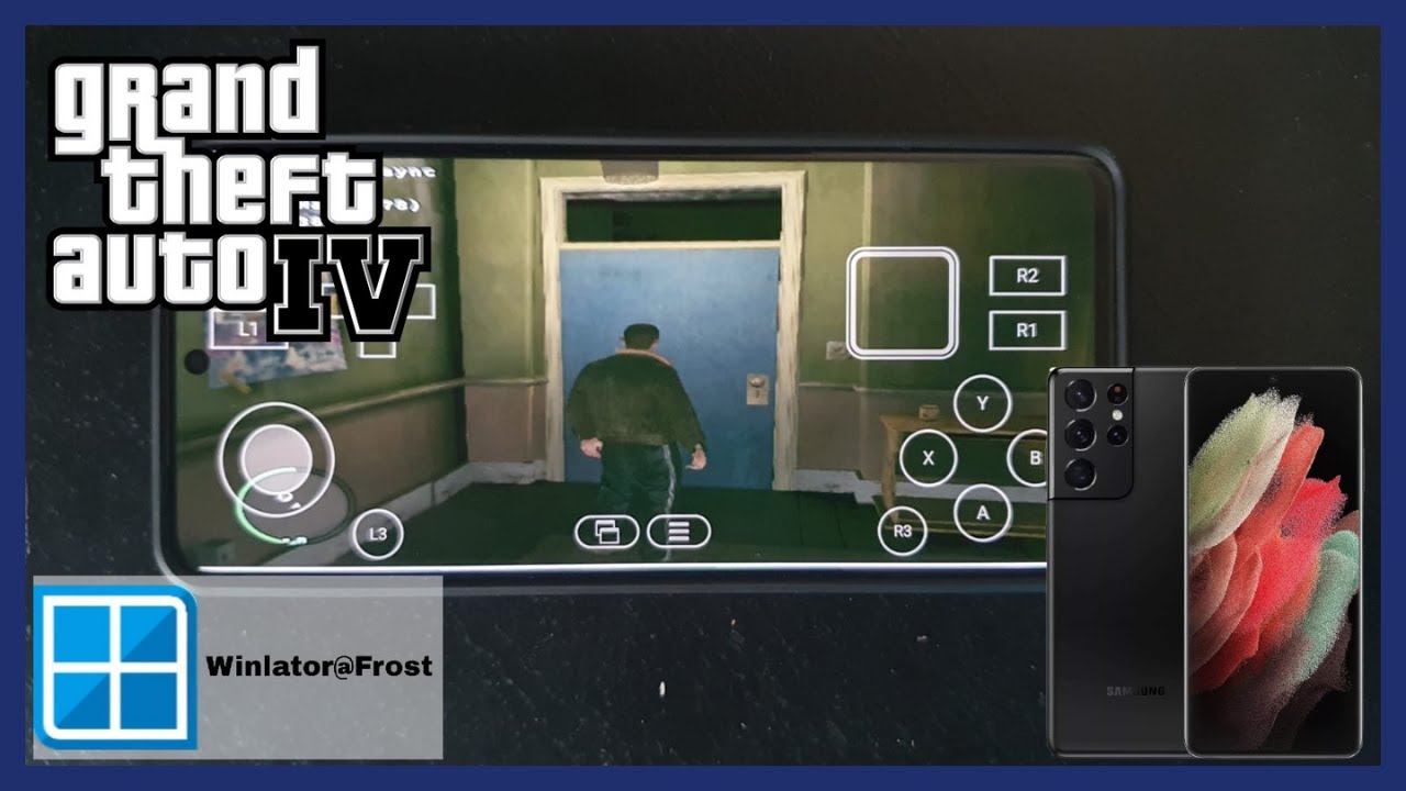 GTA IV Rodando no Android! Samsung S21 Ultra (Exynos 2100 com Mali-G78) usando Winlator 10 Final v3