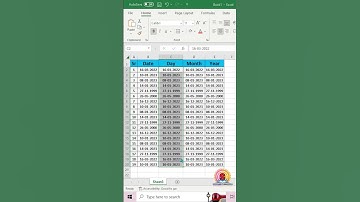 Trick to Extract Day, Month, Year from Date in Excel | #shorts #excel #exceltips #exceltricks