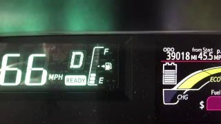 2012 Toyota Prius c Speedometer 0-68 mph
