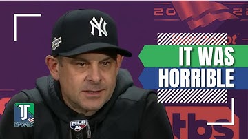 Aaron Boone | New York Yankees 5-6 Houston Astros | ALCS Game 4 | Post Game Press Conference