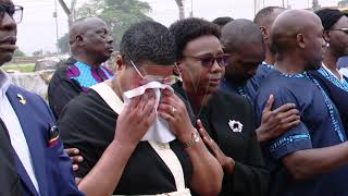 Speaker (Among) receives body of fallen legislator, Cecilia Ogwal