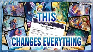 ❄️Winterspell❄️ Brings a 🚨HUGE🚨 Lorcana ✨ Rules Update!