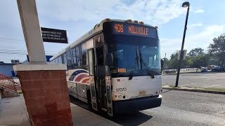 On Board NJ Transit 2017 MCI D4500CT on Route 408 To Millville