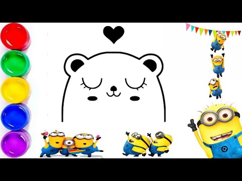 How to draw a teddy bear | Как нарисовать МИШКУ Супер Легко за 10 секунд | Ayiq rasmini chizish