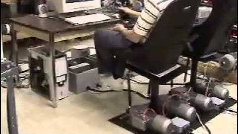 Model 710-2-500 Two Axis (2DOF) Motion Base with a 500 pound payload capacity