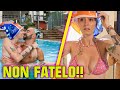 Andiamo IN PISCINA  durante un TEMPORALE!! *PERICOLOSO* non fatelo mai!