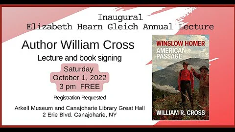 Inaugural Elizabeth Hearn Gleich Annual Lecture wi...