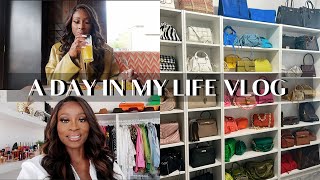 A REALISTIC DAY VLOG- MINI CLOSET TOUR, SOMETHING EXCITING! AD