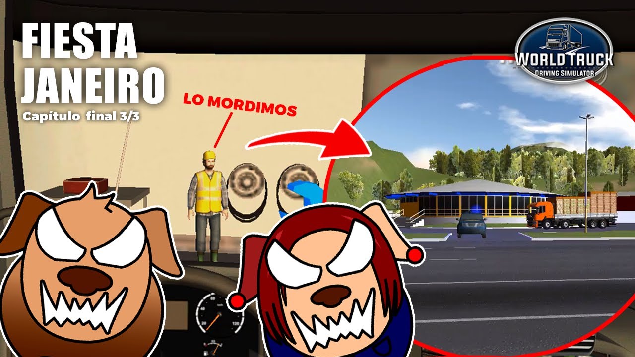 MORDIMOS a un mecánico rumbo a RIO DE JANEIRO | FIESTA JANEIRO: FINAL |WORLD TRUCK DRIVING SIMULATOR