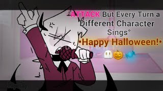Attack But Every Turnna Different Character Sings Fnf Animation Desc
