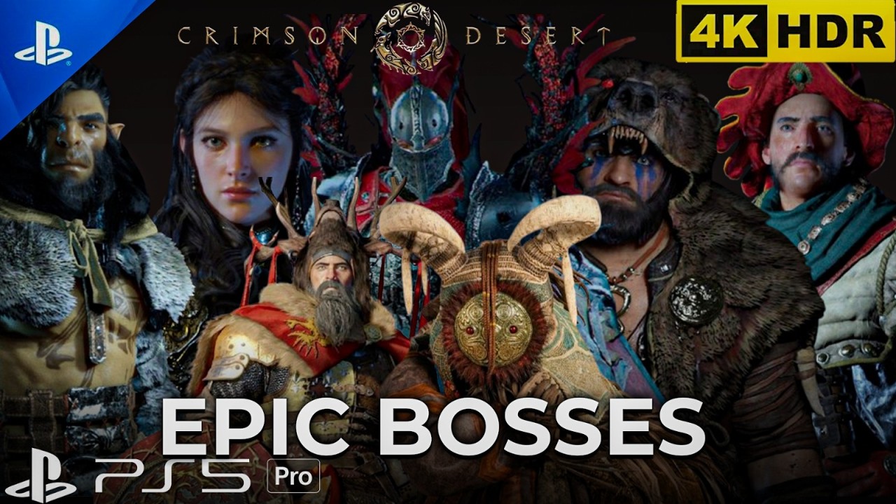 Crimson Desert — 13 Epic Boss Fights - YouTube