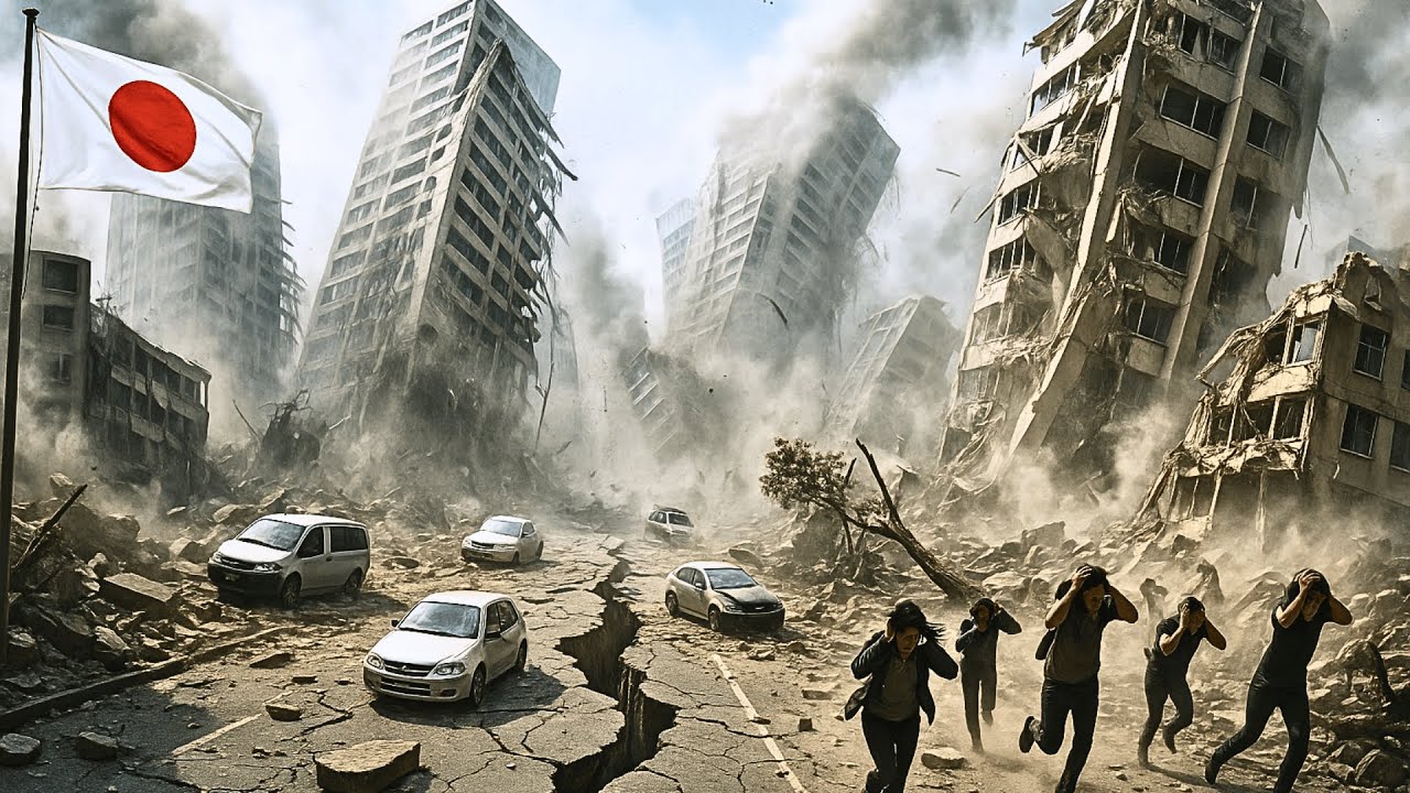 ХАОС в Японии! Землетрясение магнитудой 7,6 потрясло Аомори: дома грохочут, сирены воют, берегова...