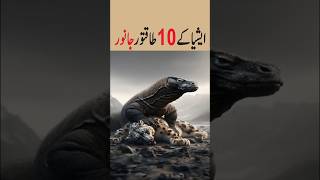 10 Powerful Animals Of Asia | Dunya K 10 Taqatwar Janwar | UA Knowledge #animalshorts #animals #fact