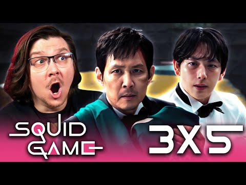 SQUID GAME 3x5 REACTION | ⭘△☐ | Final Season | 오징어게임