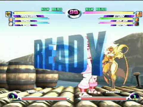 XBL MvC2: BEATSofDevil (anakaris+sonson+thanos/tron) vs various