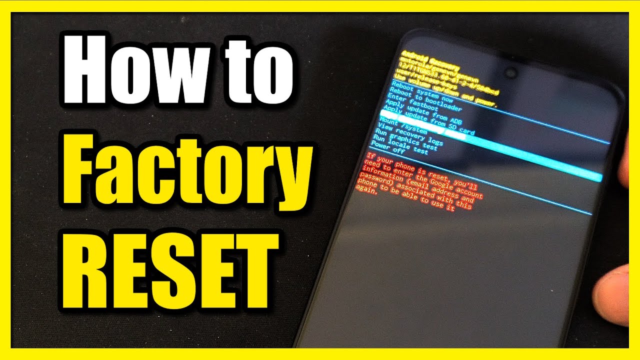 How to Factory Reset Moto G Stylus Phone (Hard Reset Tutorial) YouTube