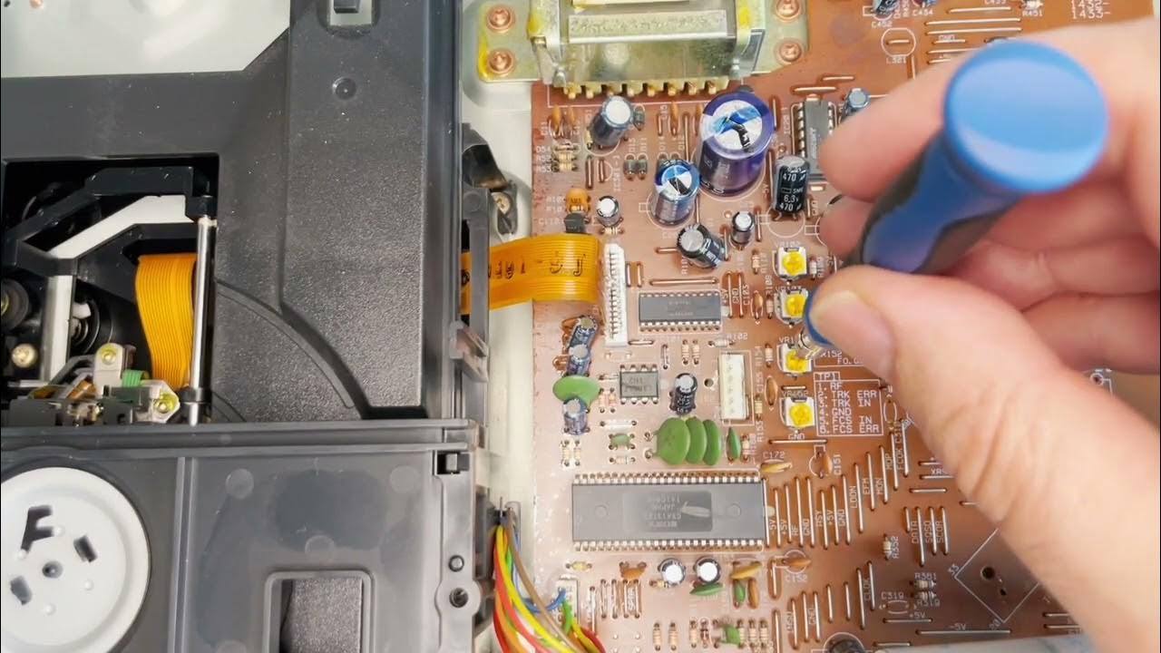 Pioneer CD Player lens focus fix (PD6700) YouTube