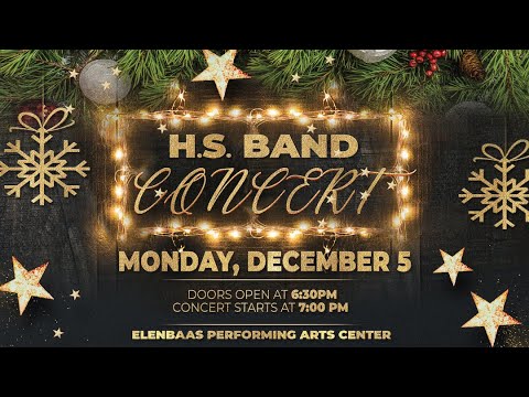 McBain High School: Christmas Band Concert