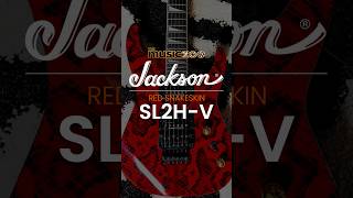 How AWESOME is this Jackson Custom Shop Red Snakeskin guitar?! 🐍 #jacksonguitars