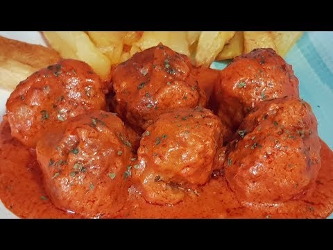 Video: Albóndigas En Salsa De Tomate