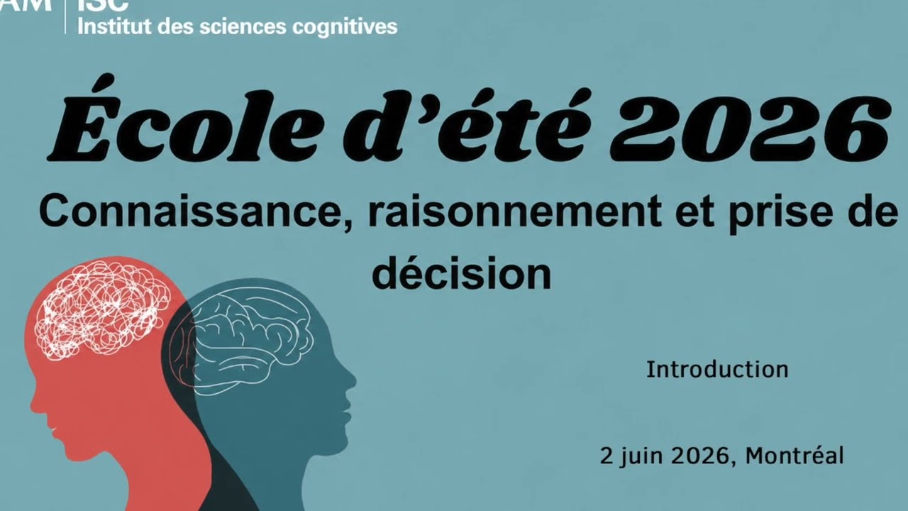 École d'été | 2 juin 2026 : Introduction de la journée par Serge Robert