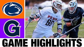 #8 Georgetown vs Penn State Lacrosse Highlights - First Round | 2024 College Lacrosse