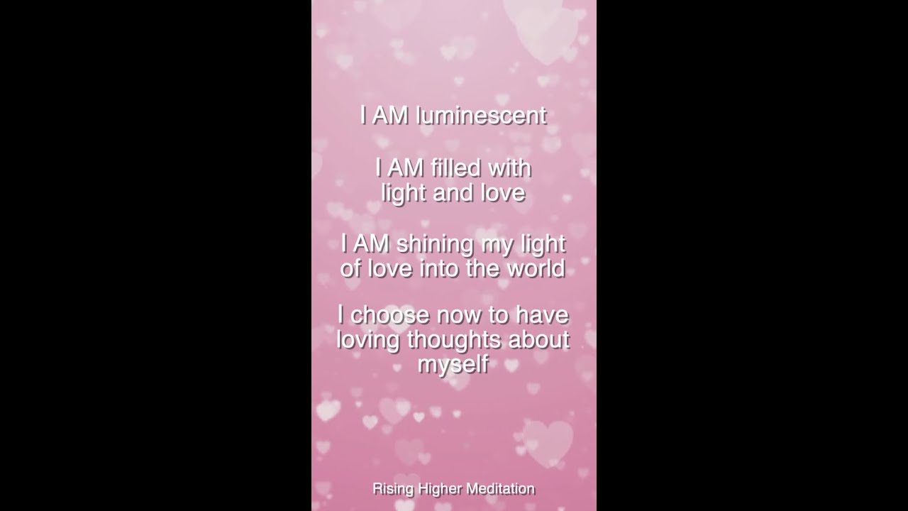 Positive Affirmations | You are Luminescent | Affirmations for Self Love | Shorts | Affirmations