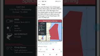 Waterspouts Possible in Lake Michigan