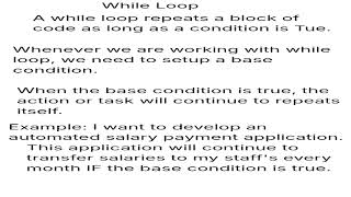 FULL STACK SOFTWARE DEVELOPMENT--Part One — While Loop — 2026-10-21