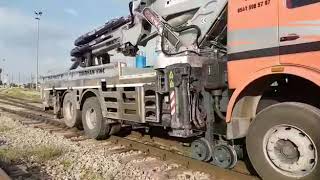 25 Tonluk Ray Uzerinde Gidebilen Vinç Katener Montaj Için Özel Yapılmış