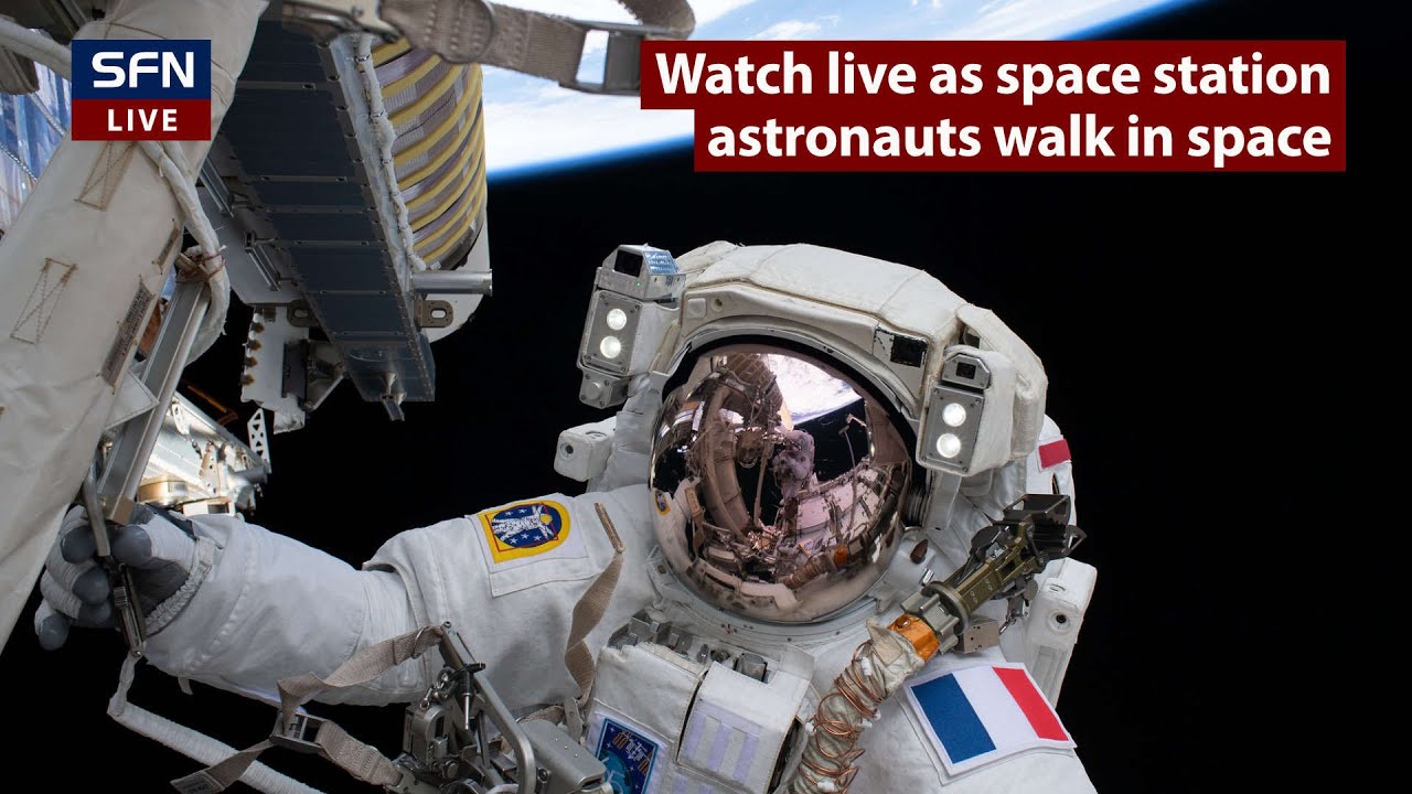 Watch live as space station astronauts walk in space